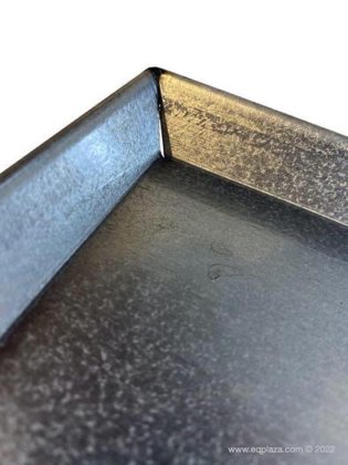 Aluminized baking tray, size: 600x400x10 mm (photo 1 of 3)