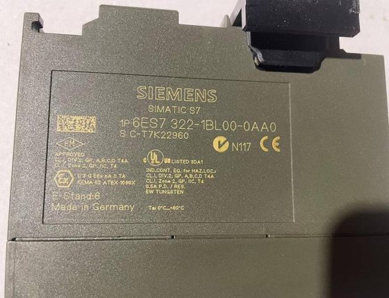 2001 SIEMENS 6ES7 322-1BL00-0AA0 SIMATIC S7 — Siemens