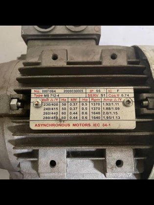 2020 ASYNCHRONOUS MOTORS IEC 34-1 MS 712-4 0801064 20080300005 (foto 1 van 4)