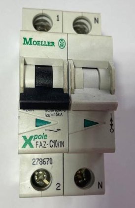 Moeller (Eaton) FAZ-C10/1N Circuit Breaker (photo 1 sur 6)