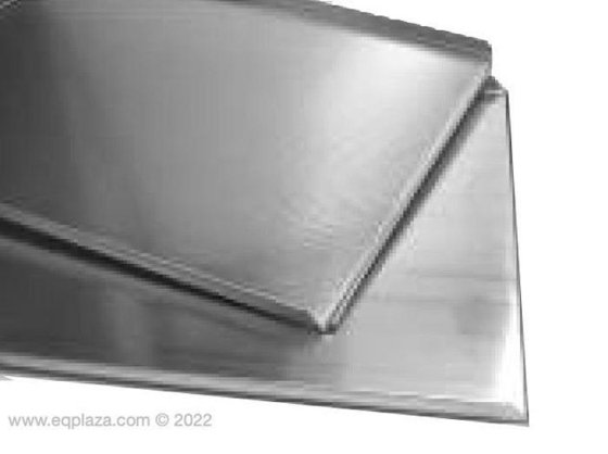 Aluminized baking tray, size: 800x600x25 mm (фото 1 з 1)